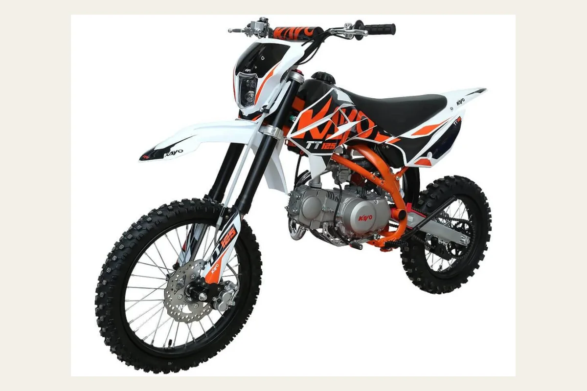 KAYO Basic K125 17/14: мотоцикл и расположение его электрооборудования